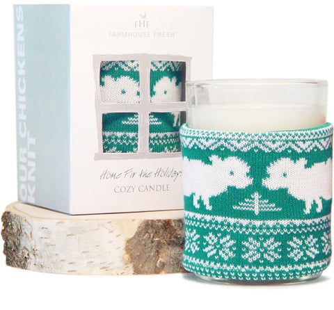 Home for the holiday cozy candle