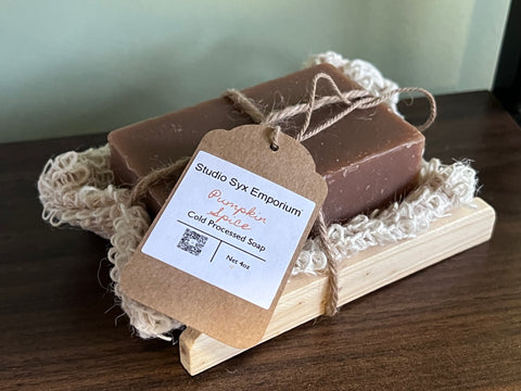 Pumpkin spice cold pressed soap